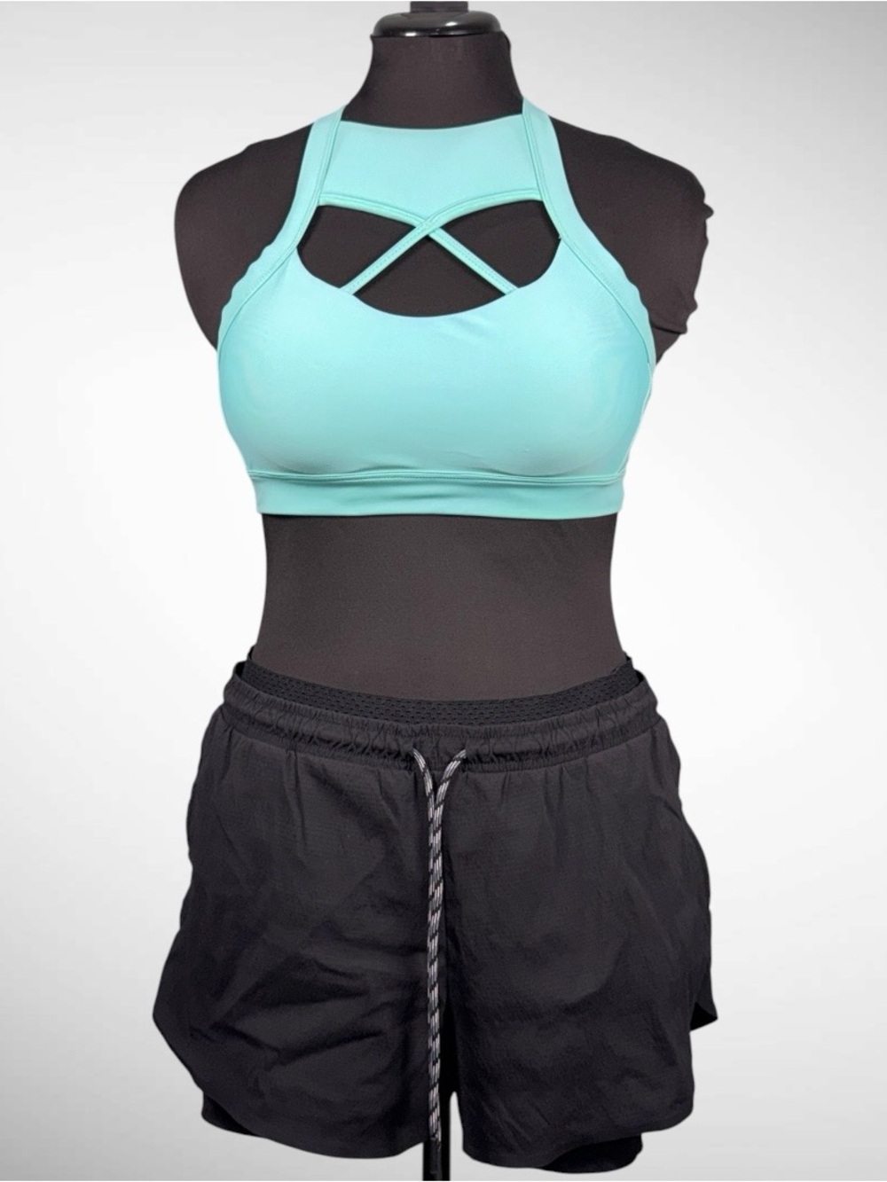 Women’s Athleta Crest 2 in 1 Hiking Shorts Black Size 10 Gorpcore